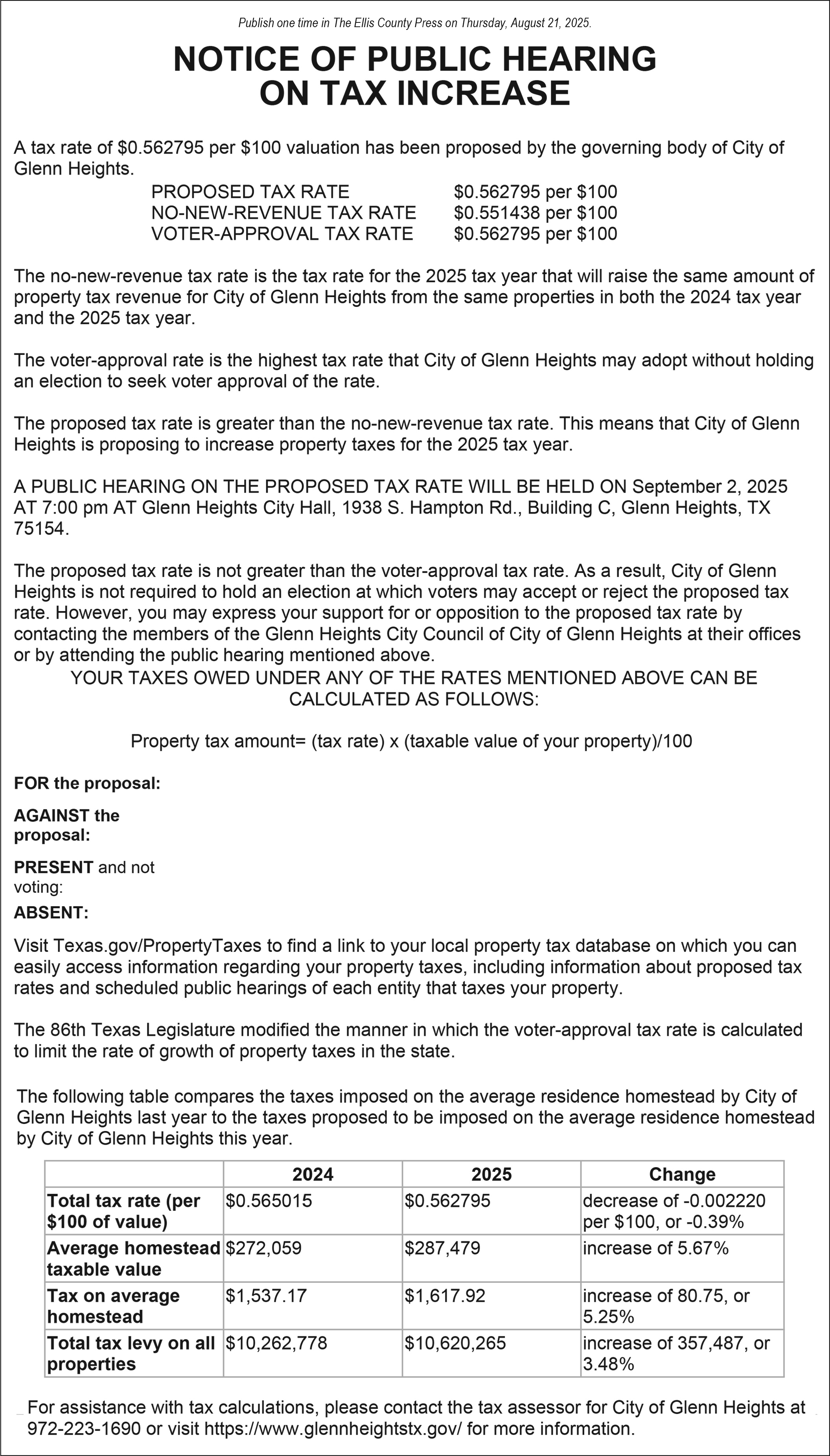 City of Glenn Heights
