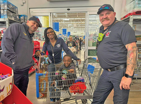 The city teamed up with Harvest Family Life Ministries and Walmart of Red Oak for its Holiday with Heroes event. Families were paired with first responders and a council member, giving everyone a chance to hang out and check off items from their Christmas lists.