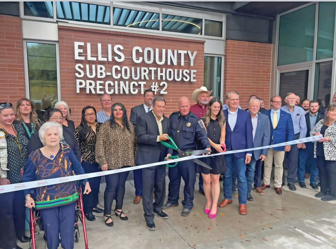 Official opening on Sept. 24 of the new Precinct 2 Sub-Courthouse, located at 2675 W US Hwy 287 Business in Waxahachie, was celebrated with a ribbon cutting. Submitted photo.