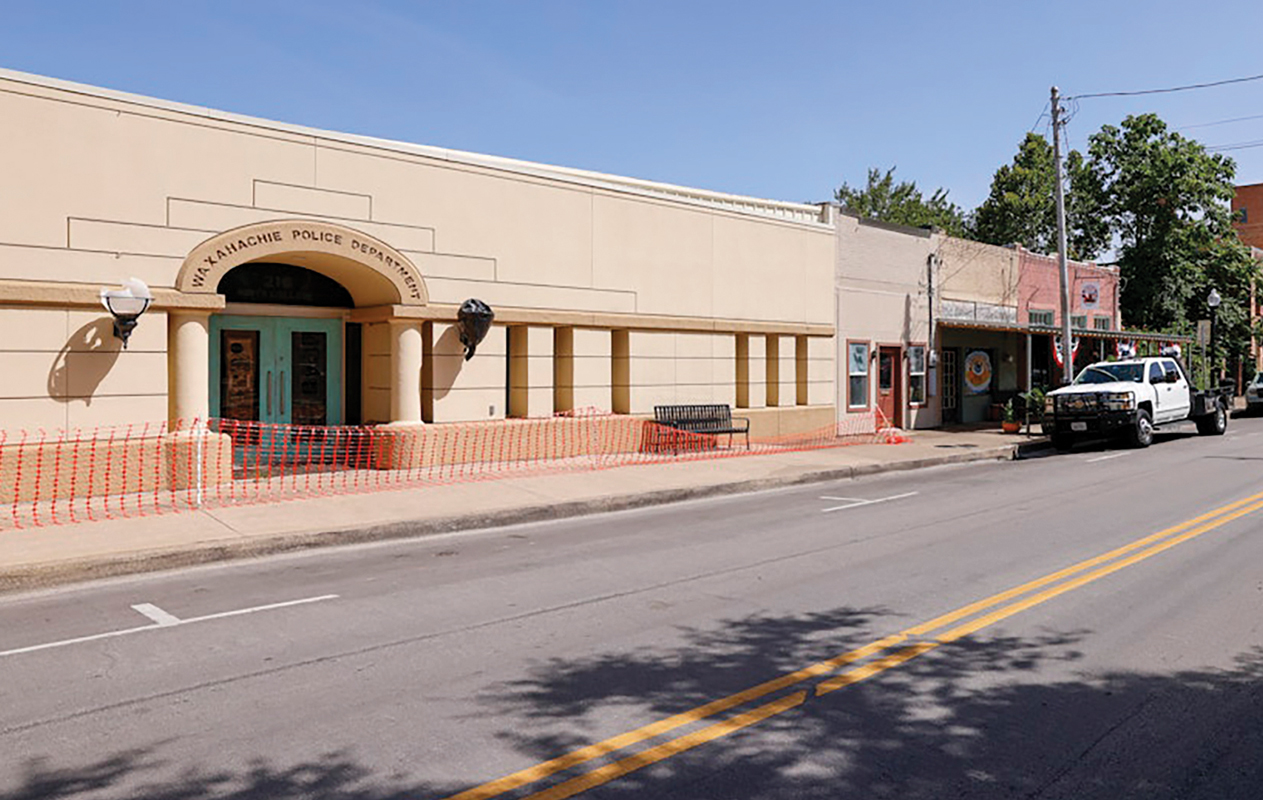 The former 9,467-square-foot Waxahacie Police Department will hold at least nine food kiosks, offering a variety of cuisines like Thai, Mediterranean and Indian. Photo by Elias Valverde Il / Staff Photographer, DMN. 