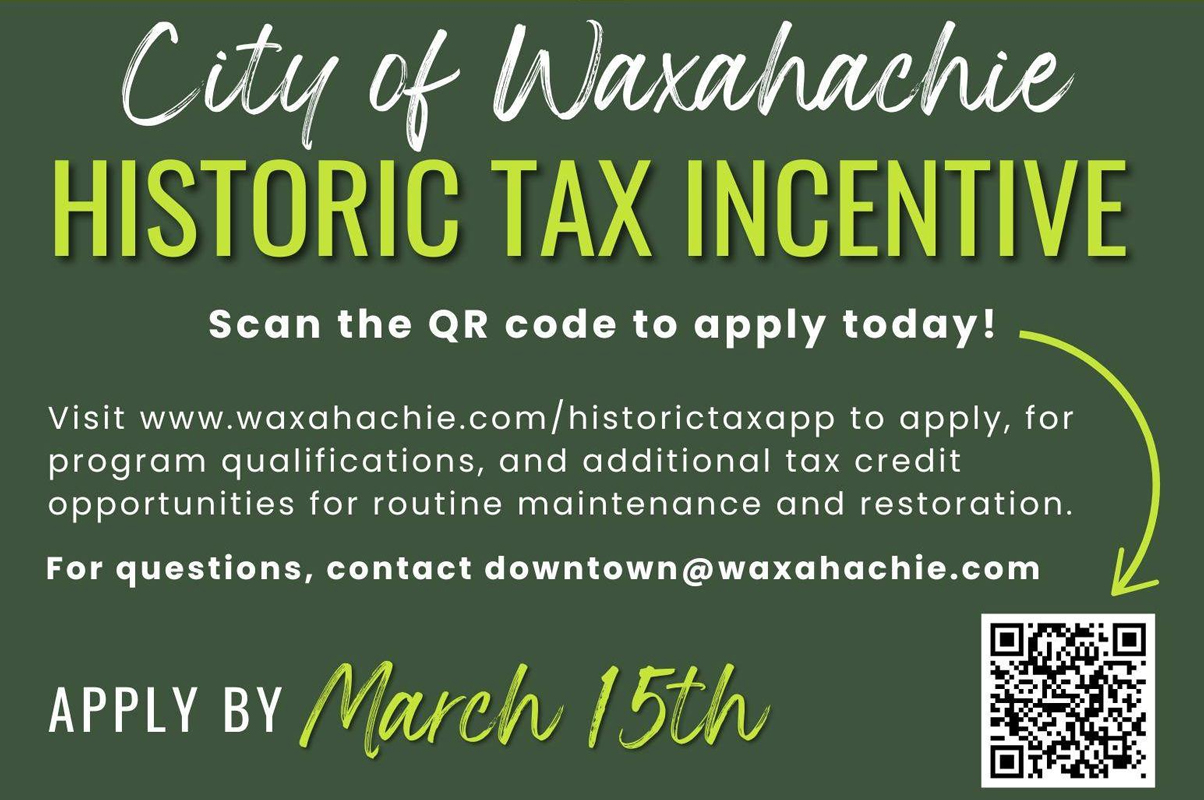 Graphic courtesy City of Waxahachie