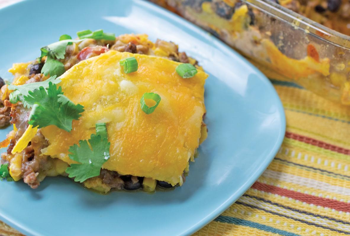 Tex-Mex Beef Lasagna