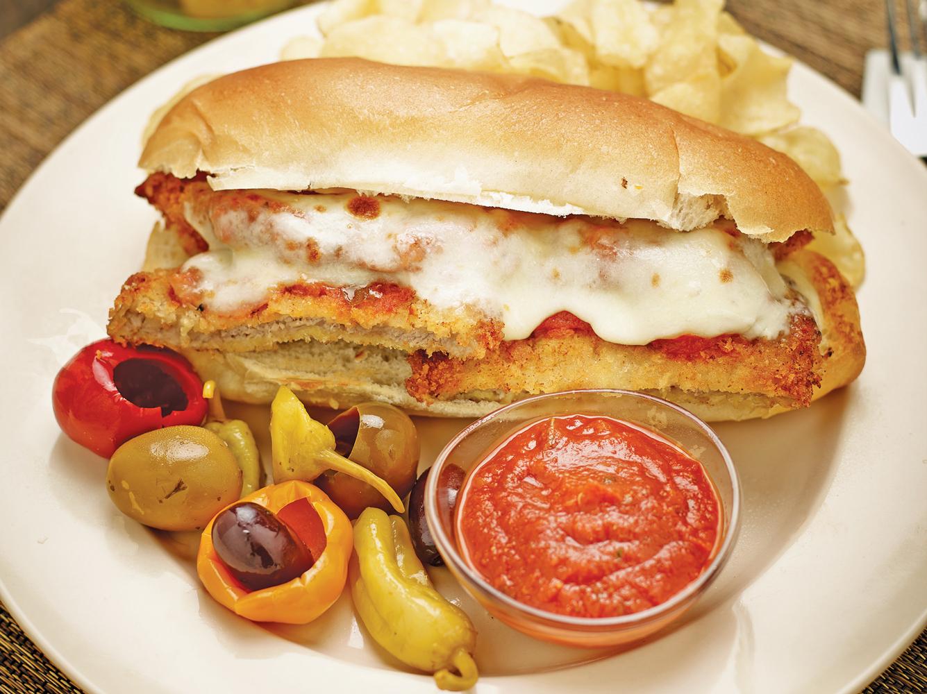 Classic Veal Parmesan Sandwiches