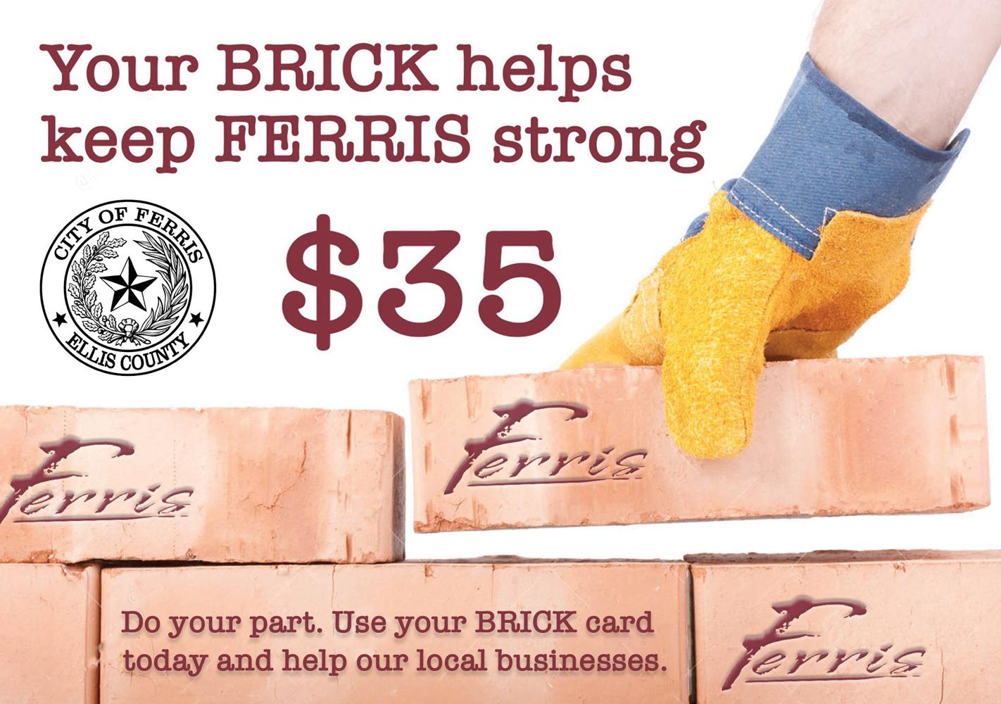 Funded by the Ferris EDC, the Business Response Investment Cash Kickoff Card is designed to help local businesses keep from shutting down. 