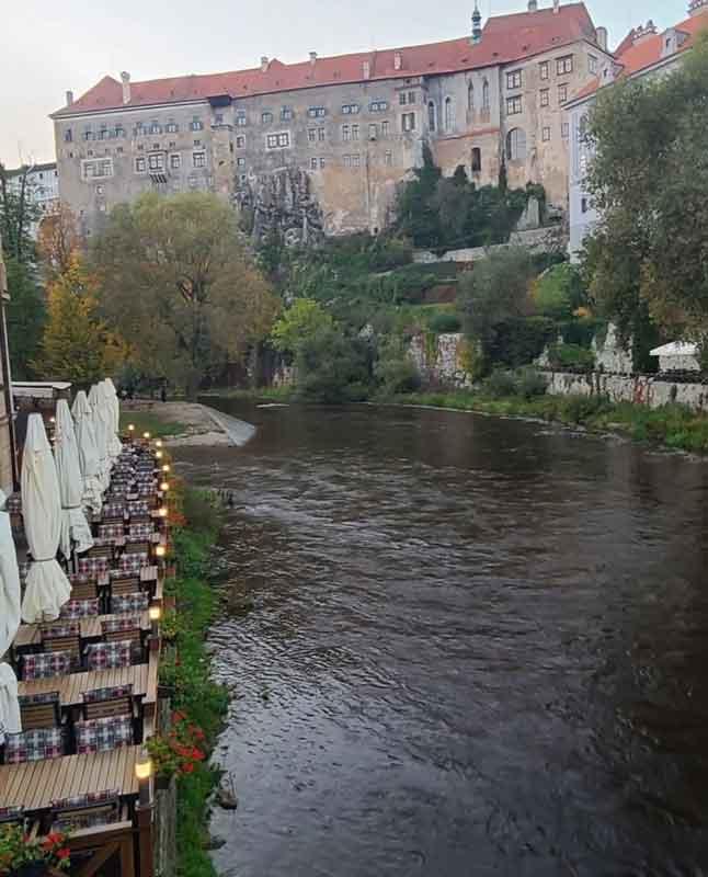 Cesky Krumlov Castle.