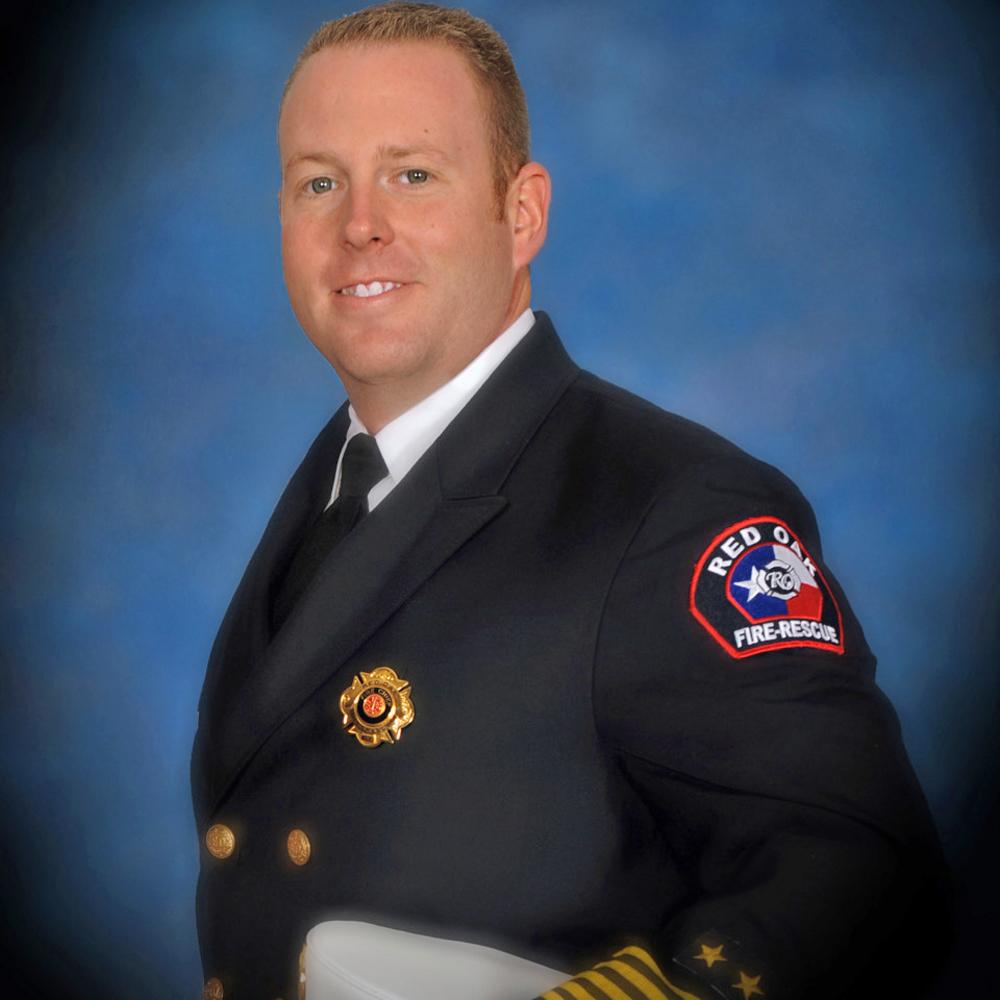 Red Oak Fire Chief Eric Thompson