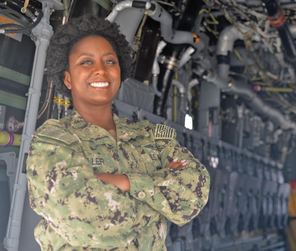 Petty Officer 2nd Class Asya Fuller.