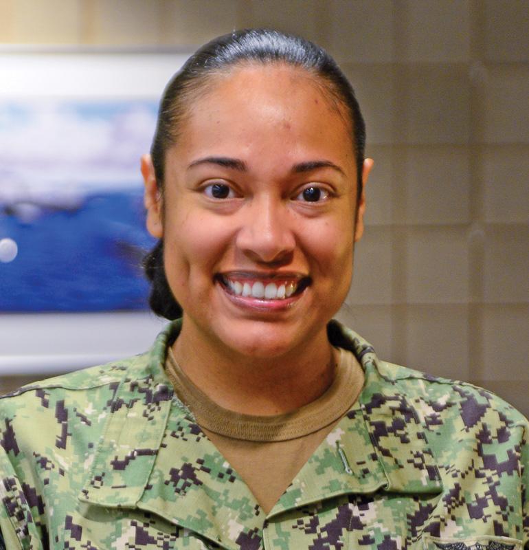 Petty Officer 1st Class Cecilia Rosas