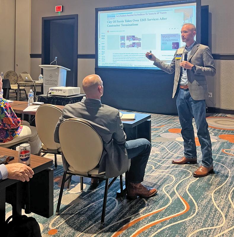 Ferris City Manager Brooks Williams recently captivated a standing-room-only audience at the Malcolm Baldrige Quality Texas Foundation Regional Program Conference. 