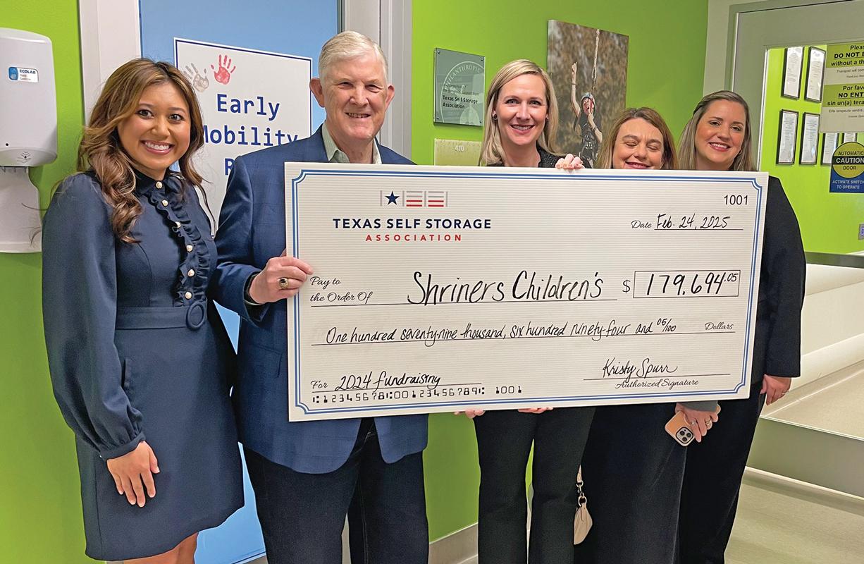 TSSA representatives Doug Hunt presented a check for the 2024 fundraising total to the hospital amounting to $179,694.05.