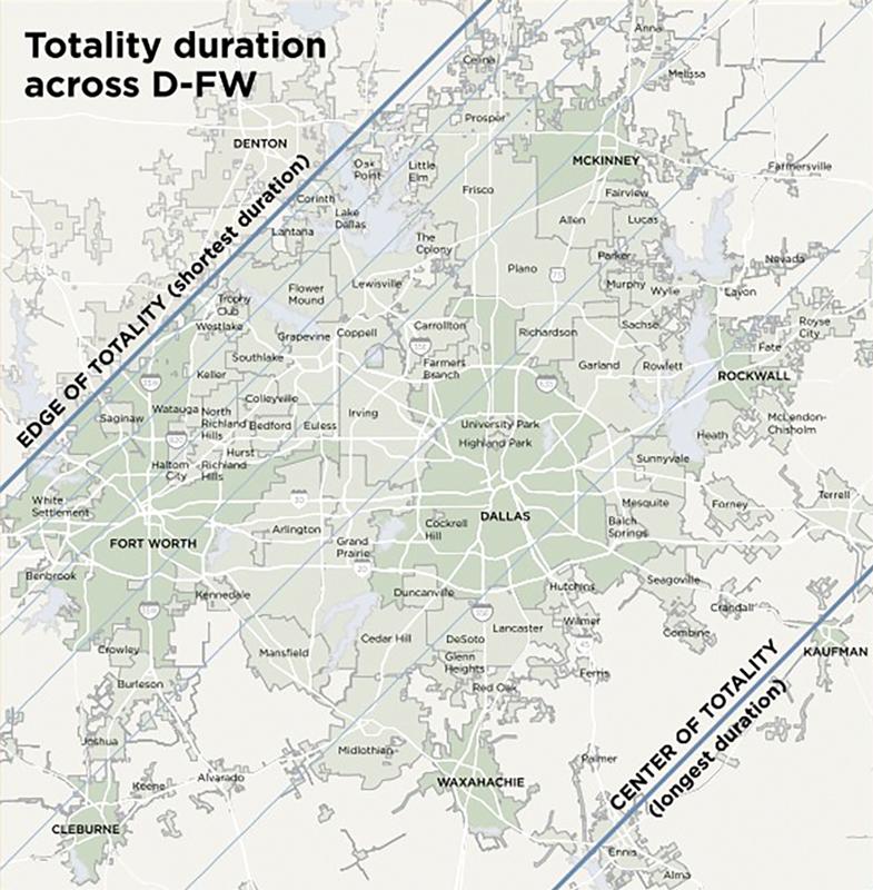 Map courtesy Dallas Morning News