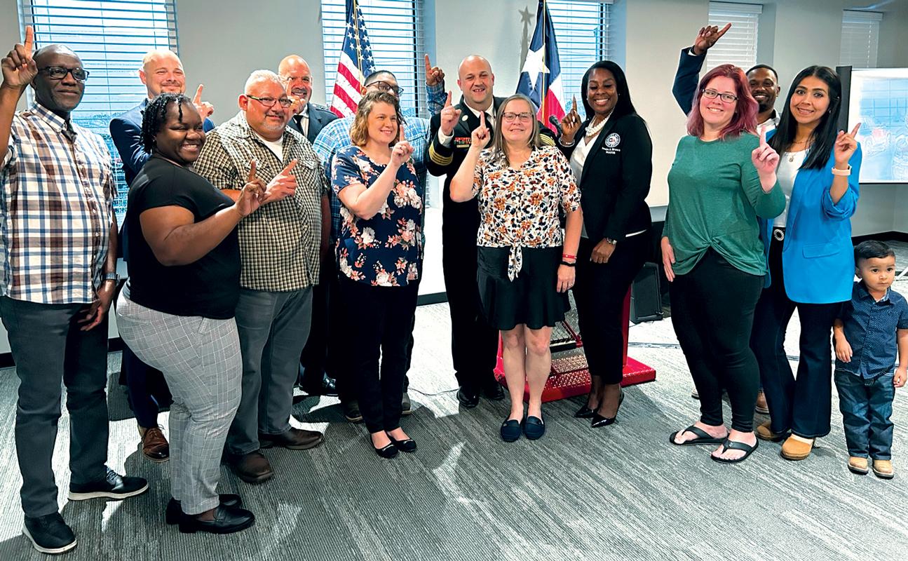 The City of Glenn Heights inaugural Public Safety Academy graduation ceremony was held last week, with eight students receiving their completion certificates. The free public safety academy classes offered residents a multi-departmental look at the inner workings of the city’s public safety procedures over a period of eight weeks.