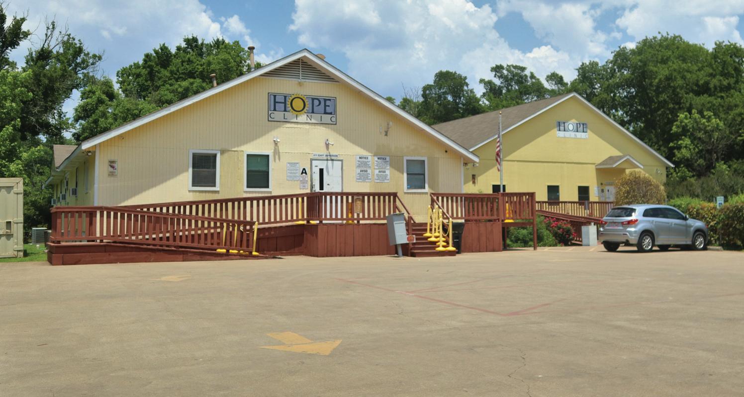 Hope Clinic is currently located in downtown Waxahachie, but it is constructing a larger facility for future use.