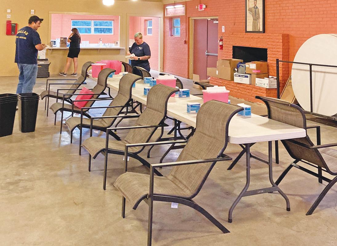 Those in the City of Ferris and/or Ellis County with be able to receive the antibody therapy treatment free of charge at the center set up at the Scout House at 514 Mable St. 