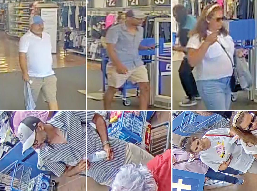 Midlothian Police posted Walmart security images on Facebook of possible fraud offenders.