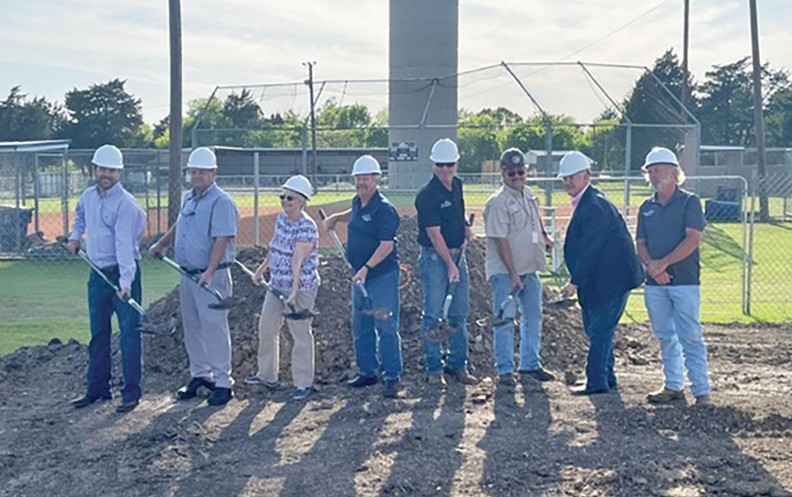 Groundbreaking for the $300,000 pavilion took place last Monday with the Ovilla City Council and EDC members in attendance.