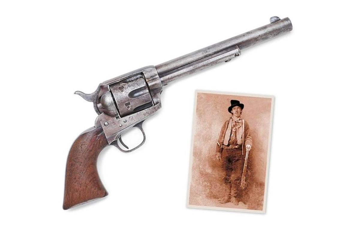 Sheriff Pat Garrett’s Colt single action which he used to kill Billy the Kid, July 14, 1881, at Pete Maxwell’s ranch.