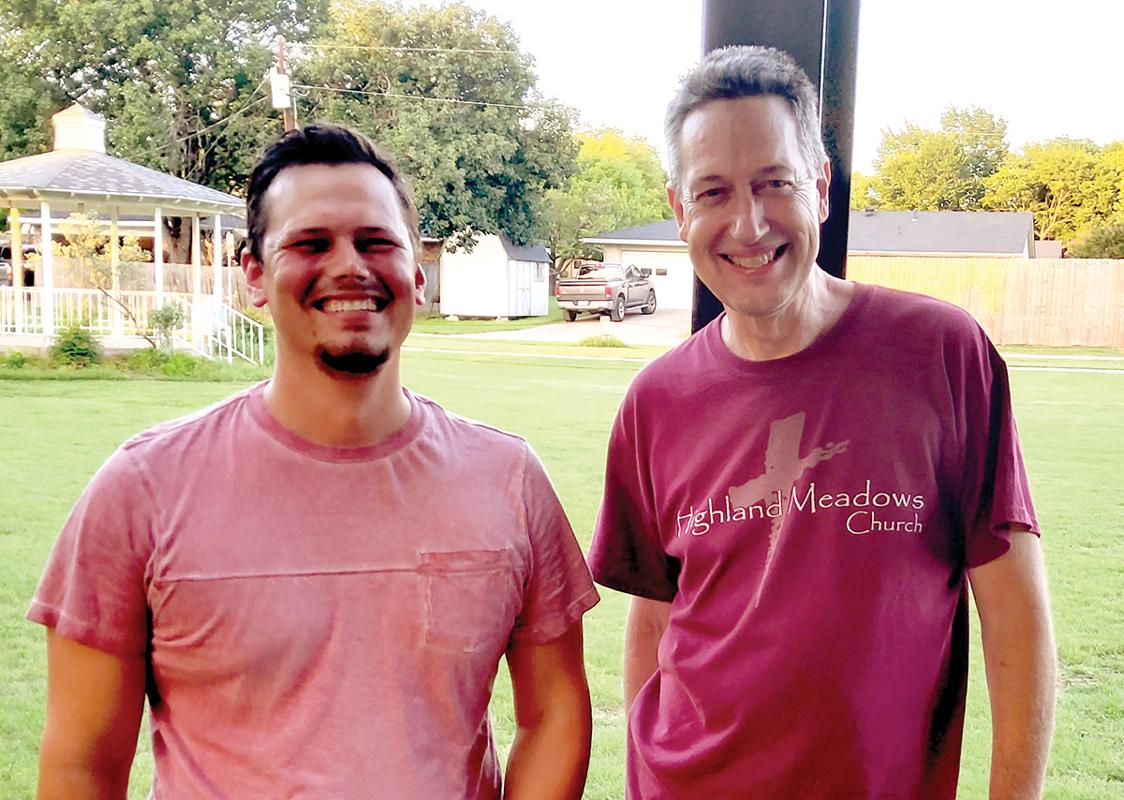 Pastors Jared Thompson and David Johnston held a “Prayer in the Park” event last Thursday in Watkins Park.