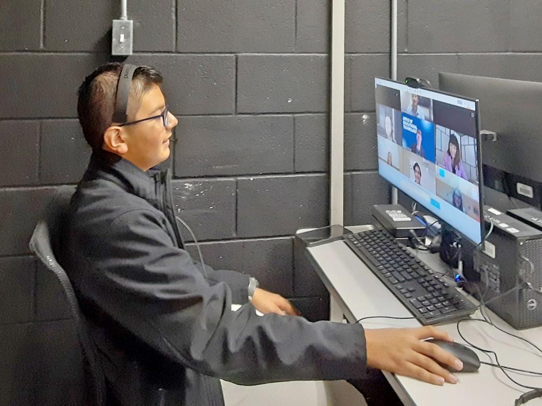 Ferris 8th grader Sabino Garcia-Palafox. Photo courtesy Ferris ISD.