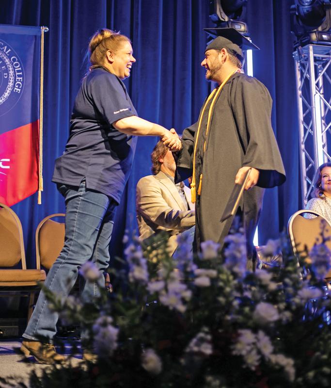 Twenty-three TSTC graduates from the North Texas campus celebrated their accomplishments on Monday, May 8.