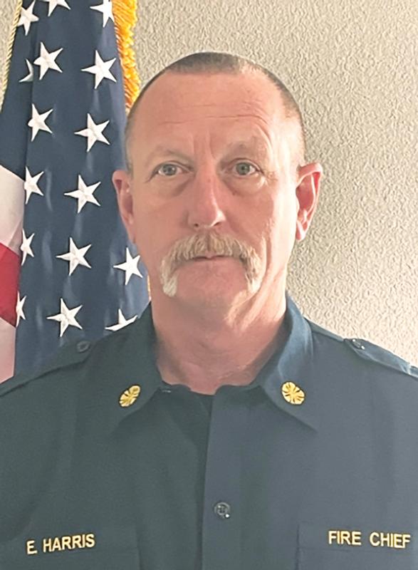 Interim Fire Chief Eddy Harris