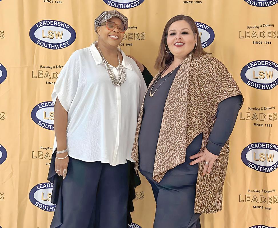 Wilmer City Councilmember Pamela Wash and City Secretary Mayra Ortiz graduated from the Leadership Southwest program on Nov. 15.