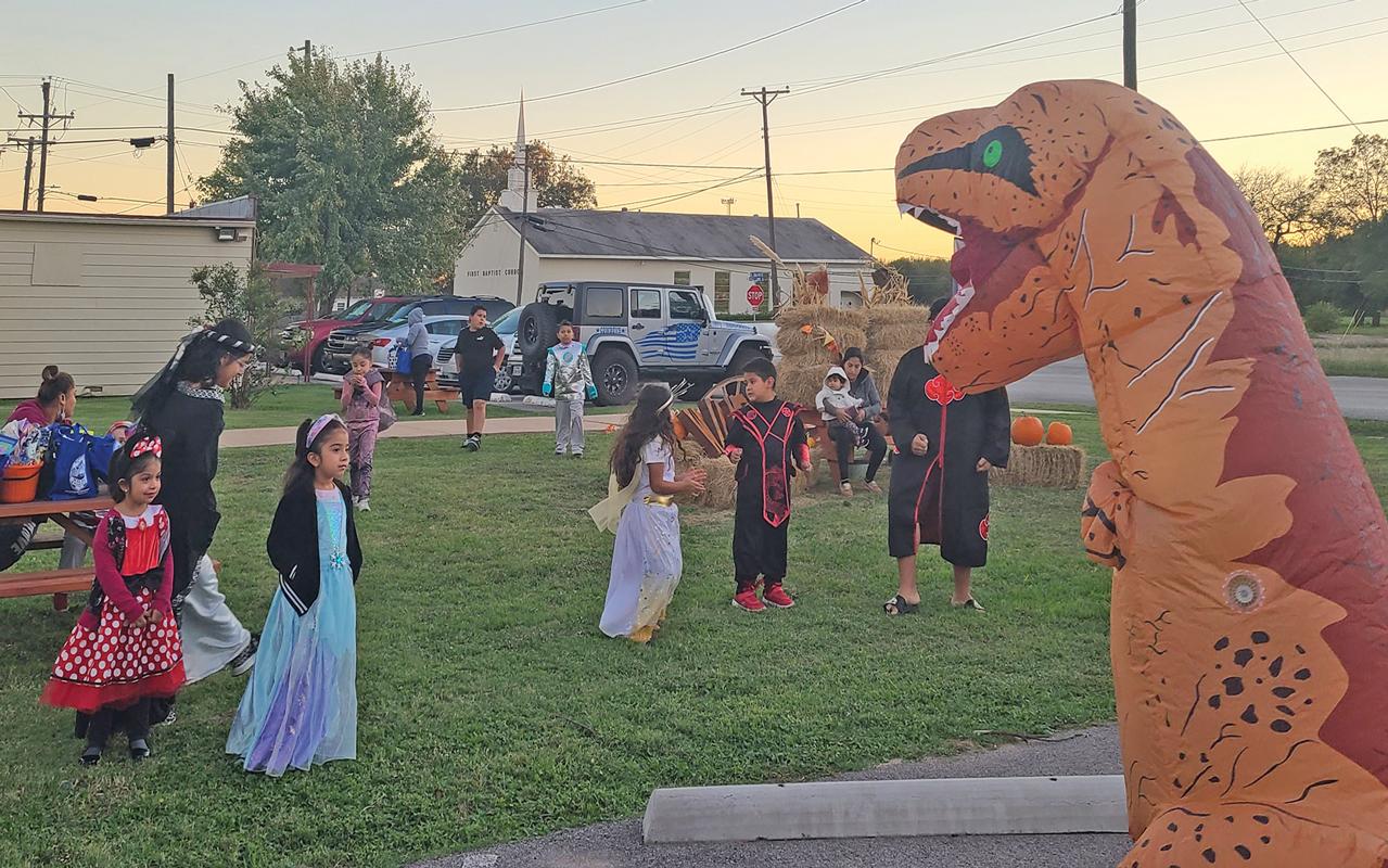 There were dinosaurs dancing, TikTok routines loosely choreographed and videoed, cake walks and plenty of Halloween candy for all at the city of Wilmer’s annual Fall Festival.