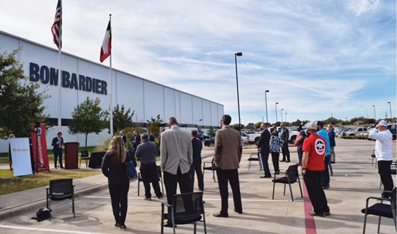 Representatives of Texas State Technical College and Bombardier, along with city and county leaders, commemorated on Wednesday the registration of the company’s apprenticeship program by the U.S. Department of Labor. 