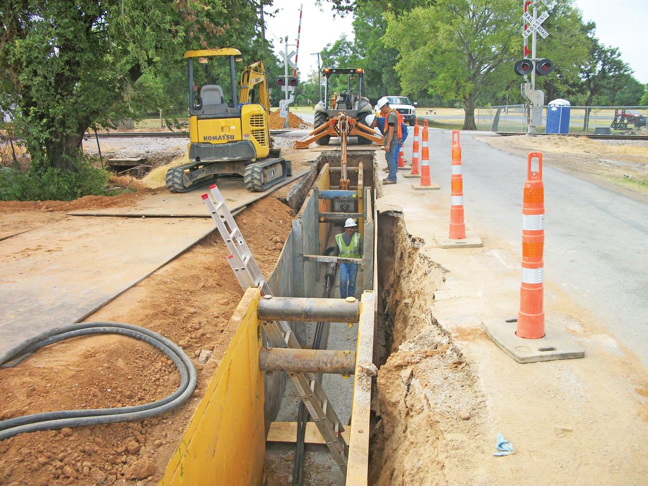 NO-DIGTEC LLC in Ferris specializes in pipe bursting, which in short is a “well-established trenchless method widely used for the replacement of deteriorated pipes with a new pipe of the same or larger diameter.