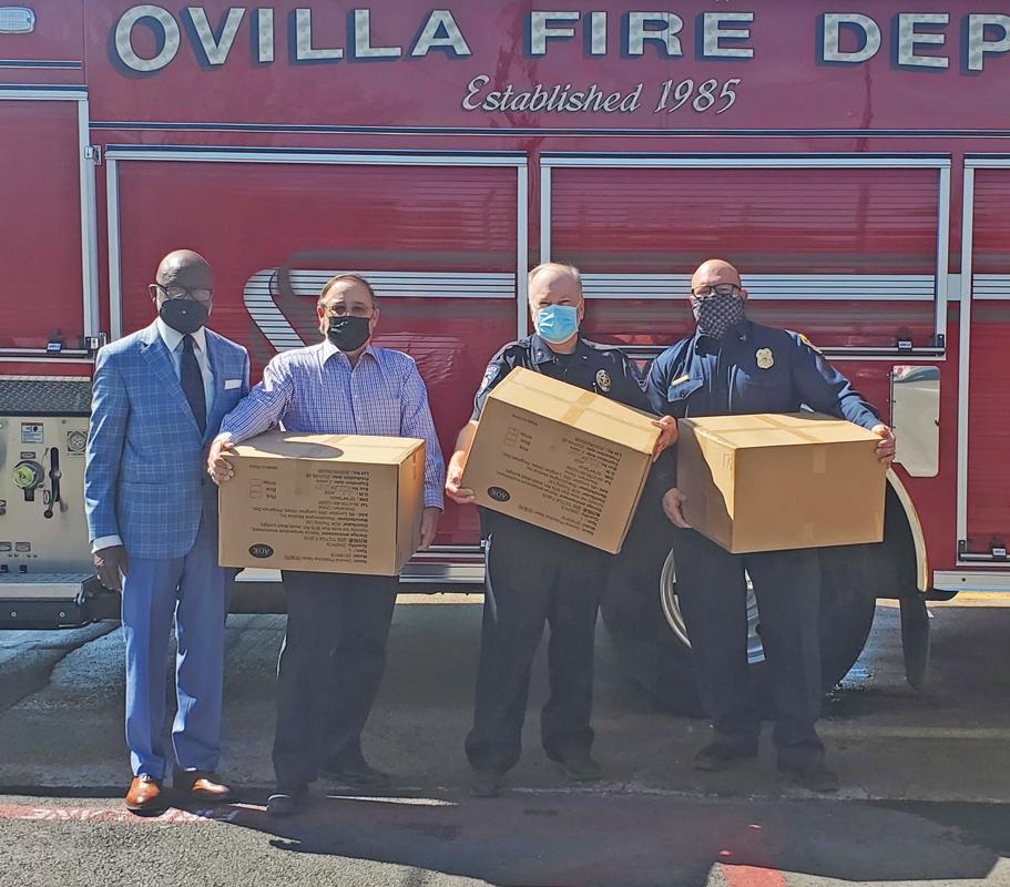 The City of Ovilla was the recipient of 6,000 face masks this past week.