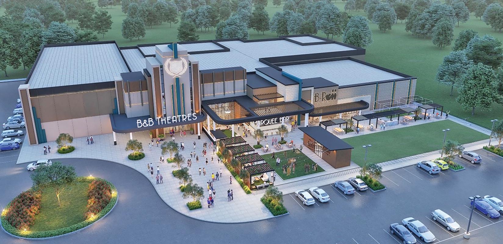 Located at 615 N I-35E in Red Oak, the roughly 80,000 sq-ft entertainment center has 12 movie screens and offers bowling, an arcade, pickleball, a climbing wall, bocce ball and yard games.