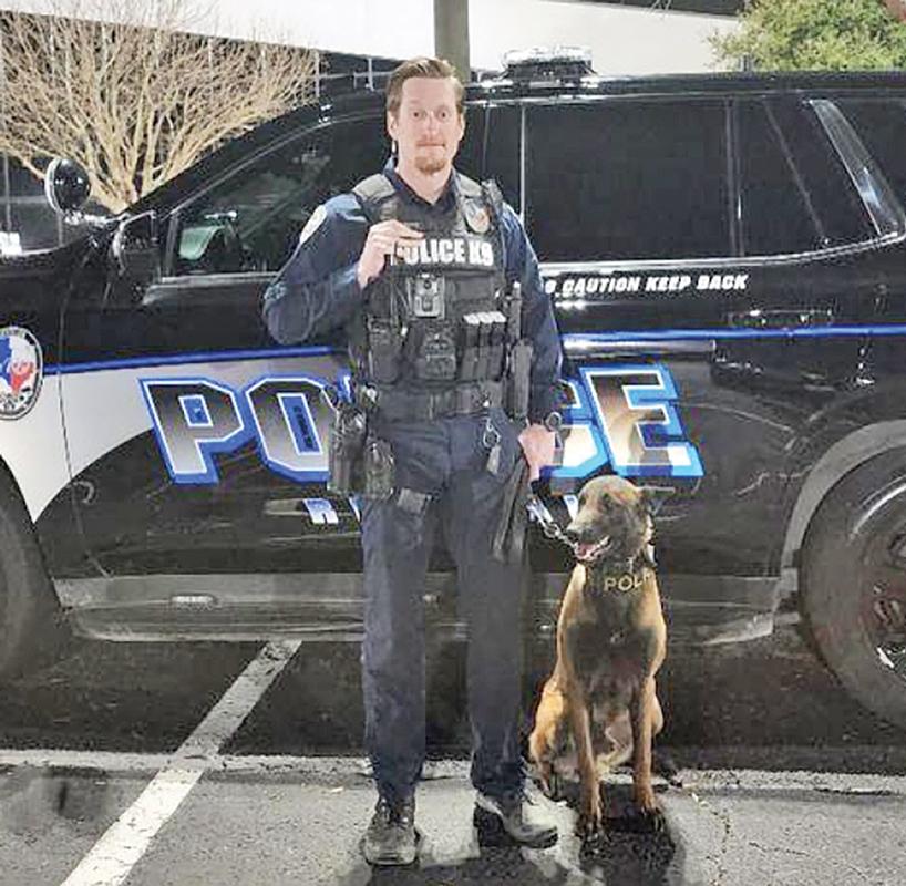 Officer Pettit and K9 Bandit
