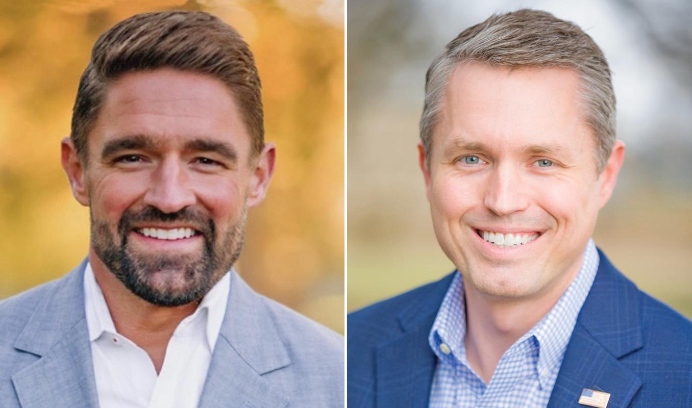 State Representative Jeff Leach (left), State Representative Brian Harrison (right) 