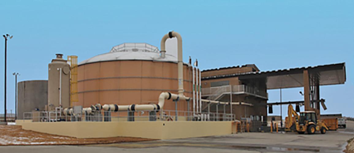 Ten Mile Creek Regional Wastewater System is a 24 MGD activated sludge treatment plant on a 100-acre site near Ferris. It provides regional wastewater transportation and treatment services to all or portions of five cities, including Ferris. The treatment plant consists of wet-weather storage, screening facilities, grit removal, three activated sludge treatment trains, tertiary treatment with ultraviolet disinfection, and a solid dewatering facility.