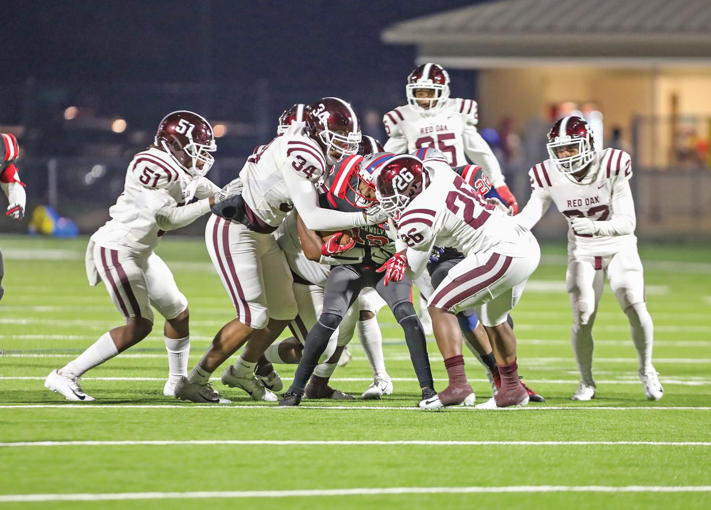 The Hawk defense had another impressive game, holding Spruce to -10 yards rushing. Just before halftime, the Hawks defense make another 3rd down stop for a loss.