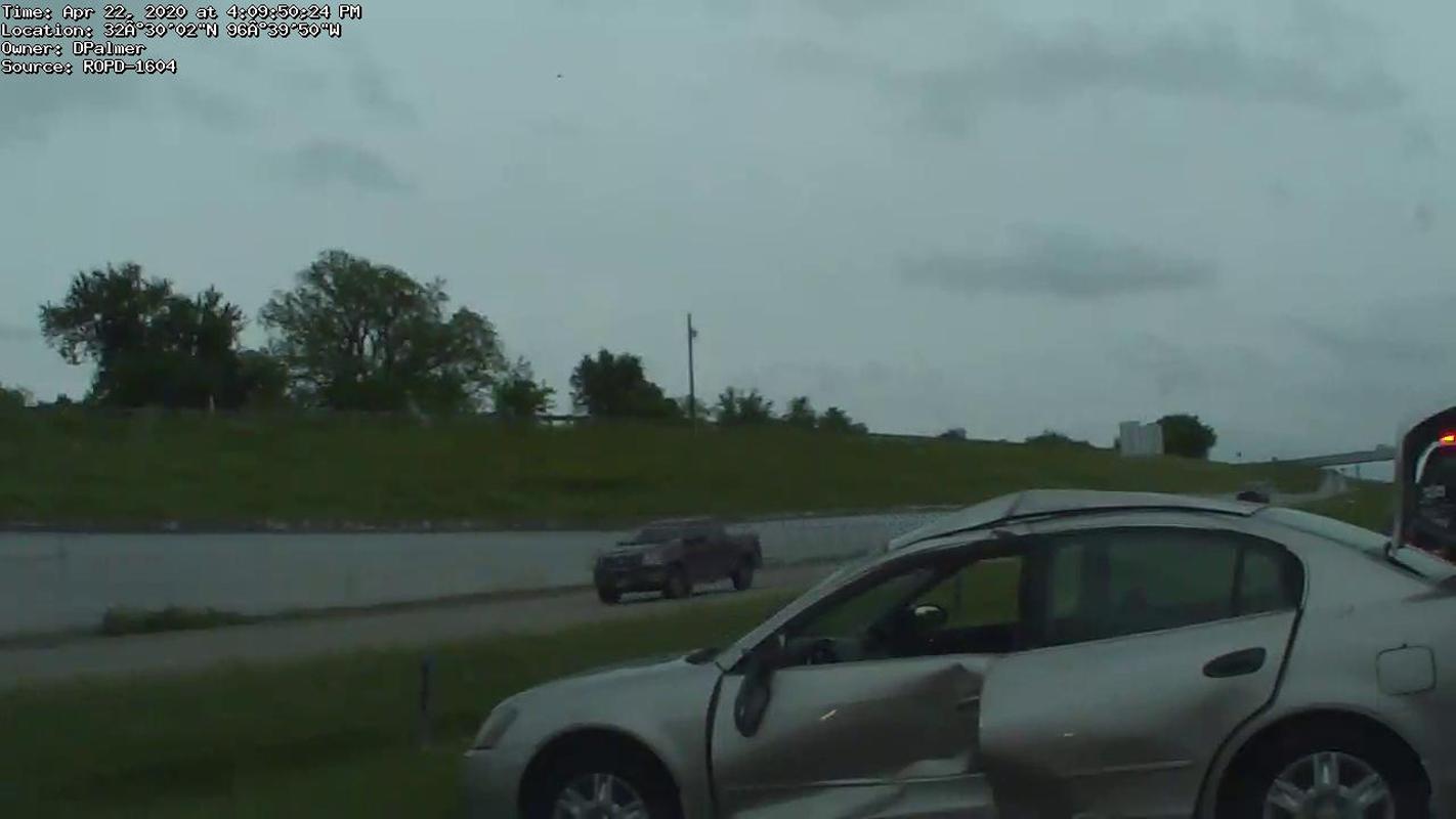 Red Oak Police tried to make a traffic stop on the stolen Altima with no success. Instead the driver, an unnamed male juvenile, fled east on Ovilla Road at a “high rate of speed” according to police. Photo courtesy Red Oak Police Department.
