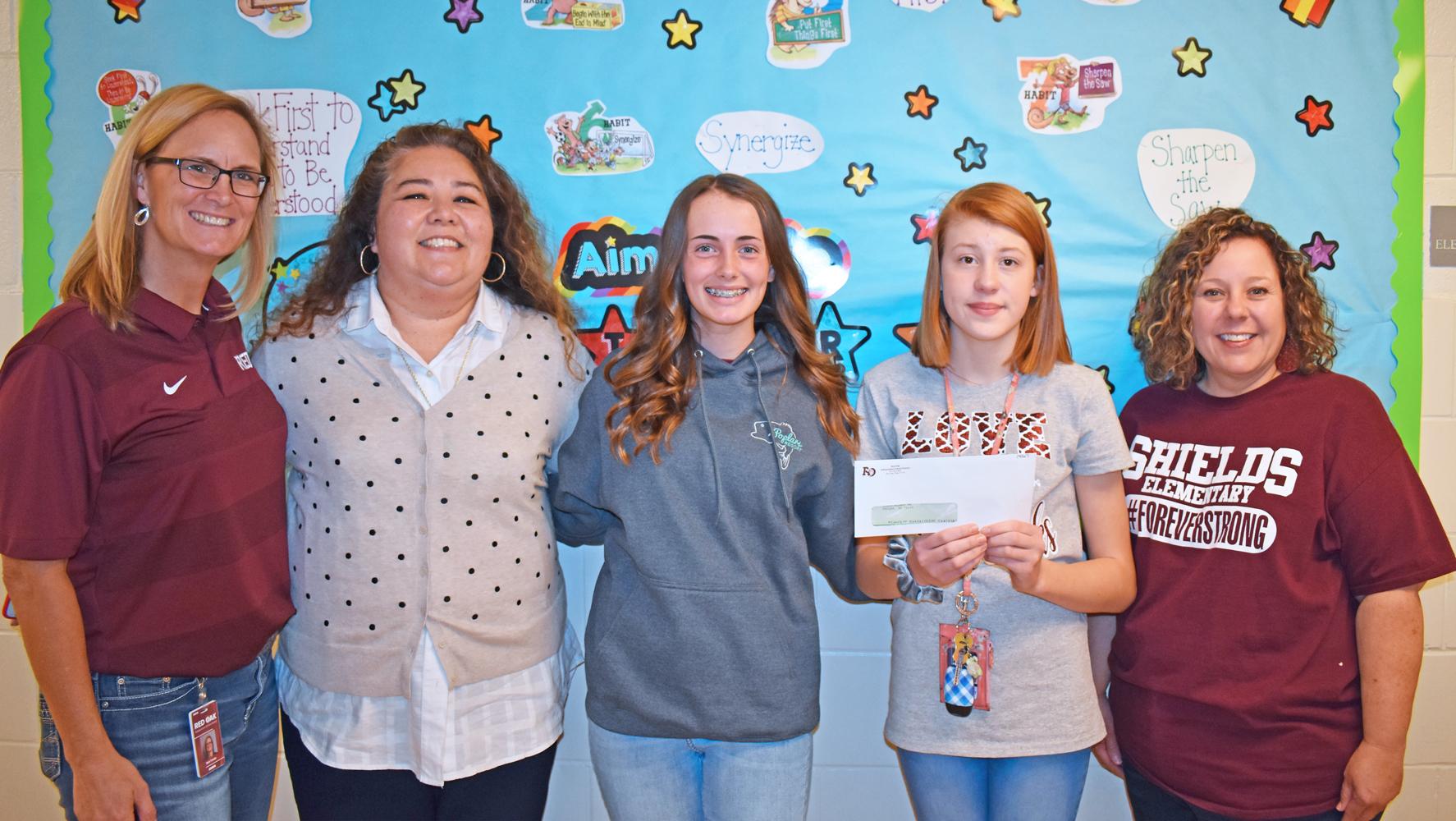	ROISD elementary schools and Little Hawks Learning Center raised over $2,200, which was donated to Walnut Hill Elementary. 