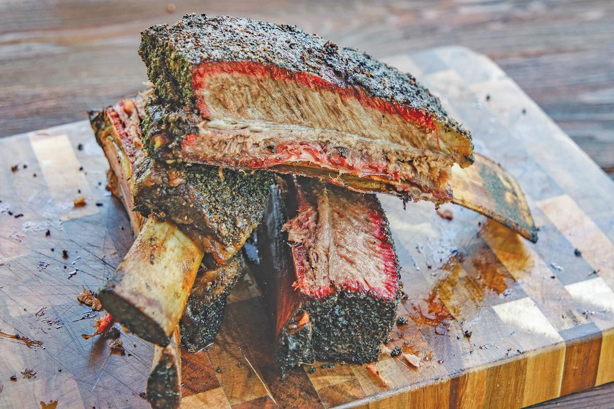 Smoked Chuck Beef Ribs
