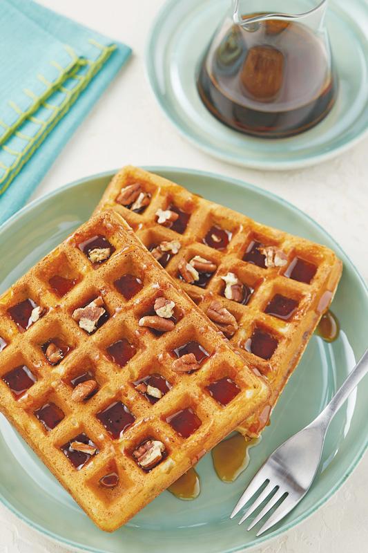 Butter Pecan Waffles