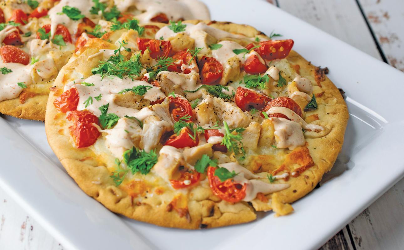 Chipotle Chicken Flatbreads