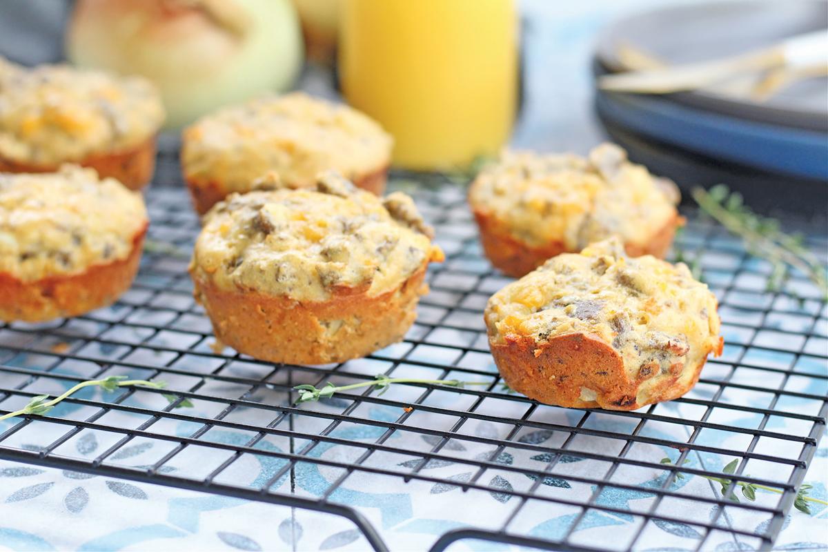 Protein Packed Sausage Breakfast Muffins