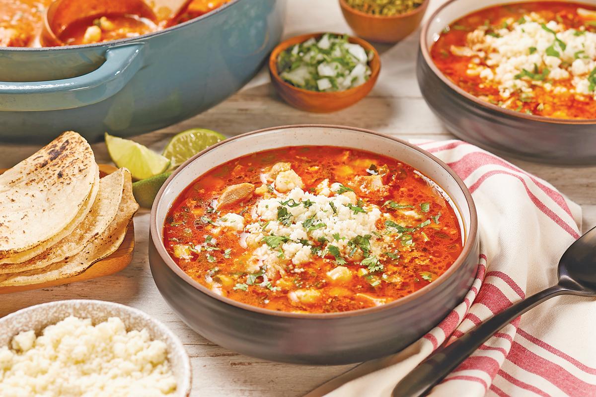Smoky Chorizo and Chicken Pozole