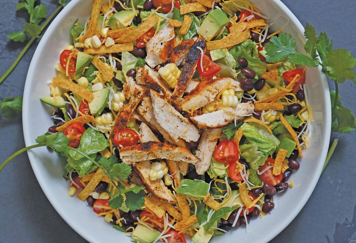 Chopped Chicken Taco Salad