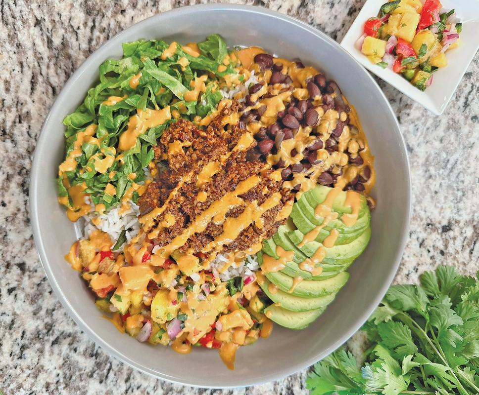Smoky Chipotle Pecan Burrito Bowls