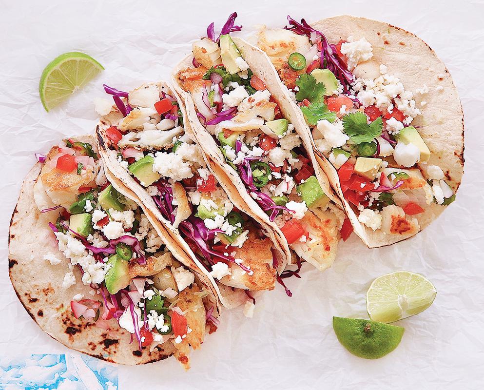 California Queso Fresco Fish Tacos