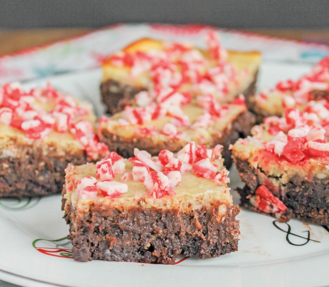 Peppermint Cheesecake Brownies