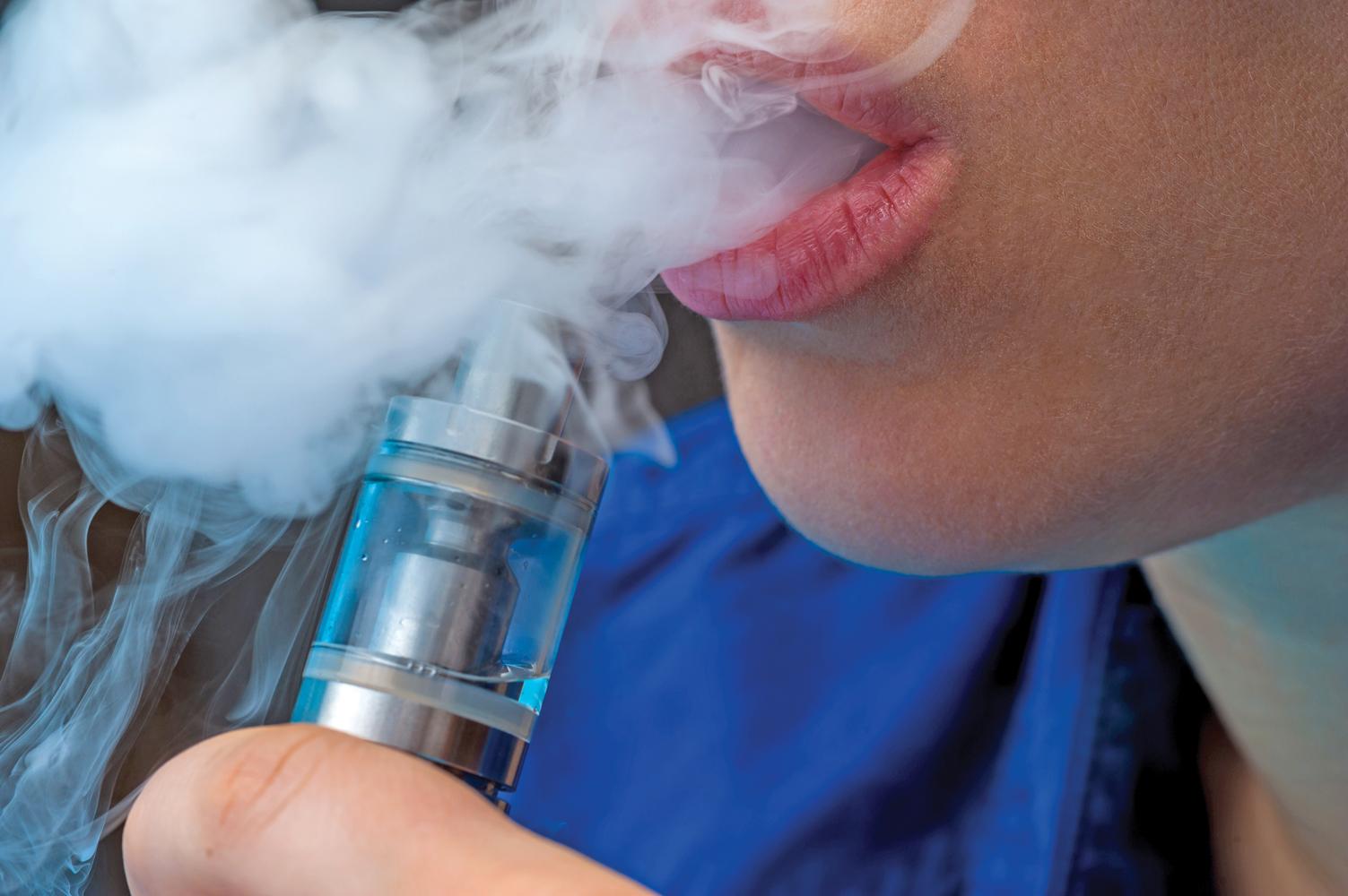 According to the Center for Disease Control, from 2011 to 2018 vaping has increased among high school students alone from 1.5% or about 220,000 students to 3.05 million students or 20.8% in that time period. Photo courtesy UNT Health Science Center.