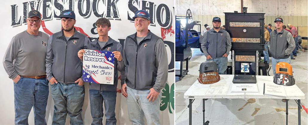 Division Reserve Ag Mechanics – Project Show: Patio Cabinet Smoker, Ferris FFA. Photos submitted by Richard Simms, Ferris ISD.
