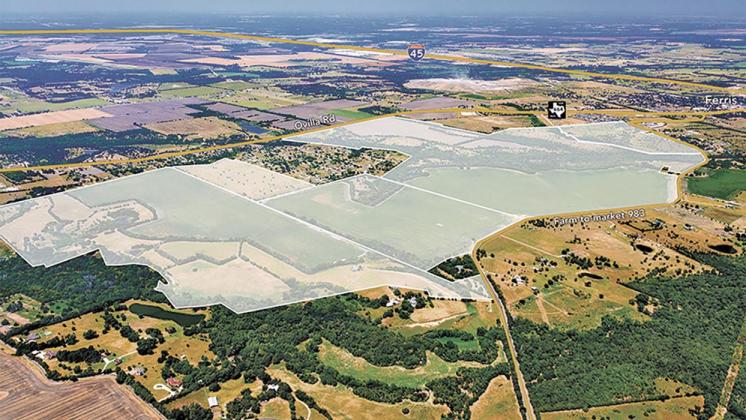 D.R. Horton plans to turn the 215 acres into more than 830 lots, along with commercial parcels flanking a realigned FM-664 with the land situated within five miles of the Dallas Logistic Hub.