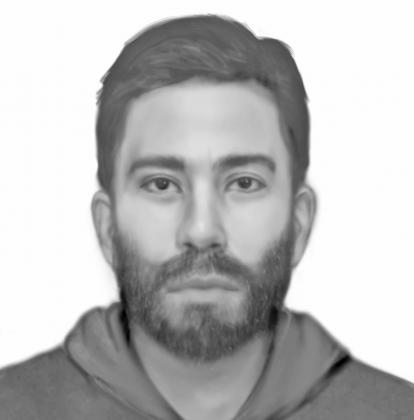 Artist’s rendering of suspect courtesy Waxahachie Police Department.